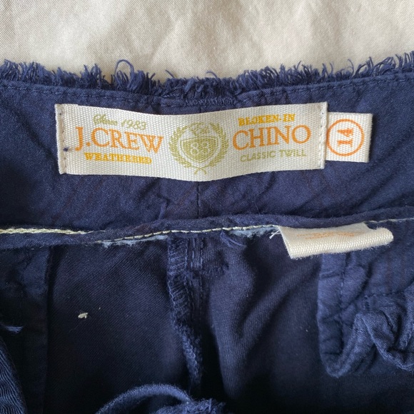 Navy wide legged button fly khakis - Picture 3 of 4